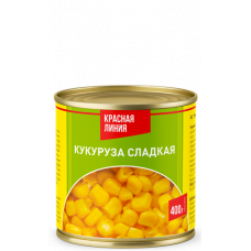 Кукуруза сахарная ТУ (50/50)  Красная Линия, 400г (12)