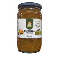 Консервы из огурцов. Релиш с огурцами 380гр. ст/б ТМ Юнона (12 шт)